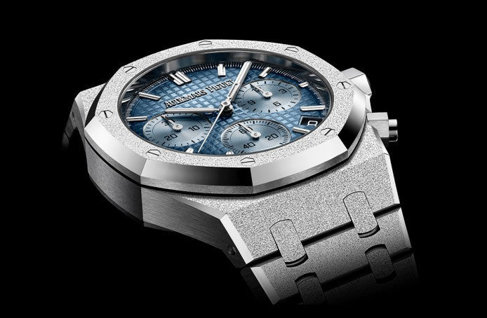 Silver 904L steel Smoked blue dial - Watch - 41mm