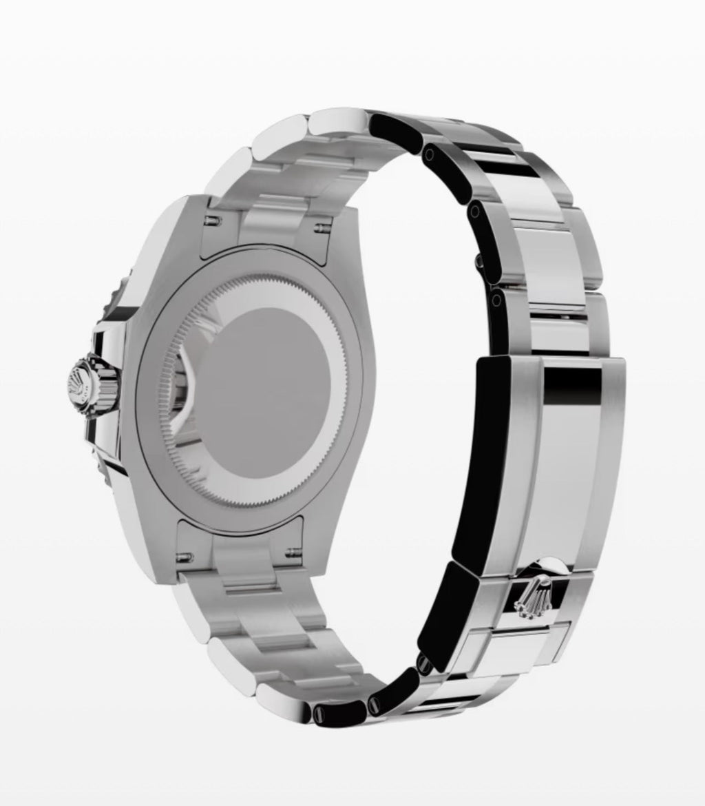 Black dial watch-Silver-40MM