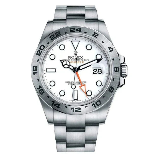 White Dial Watch-Silver-42MM