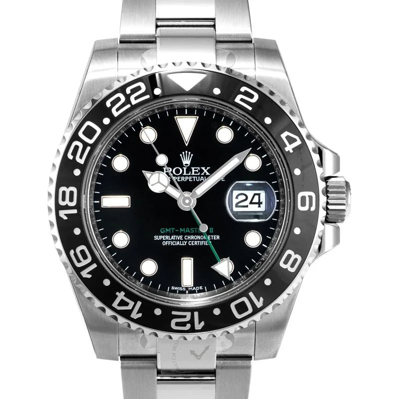 Black Dial Watch-Silver-40MM