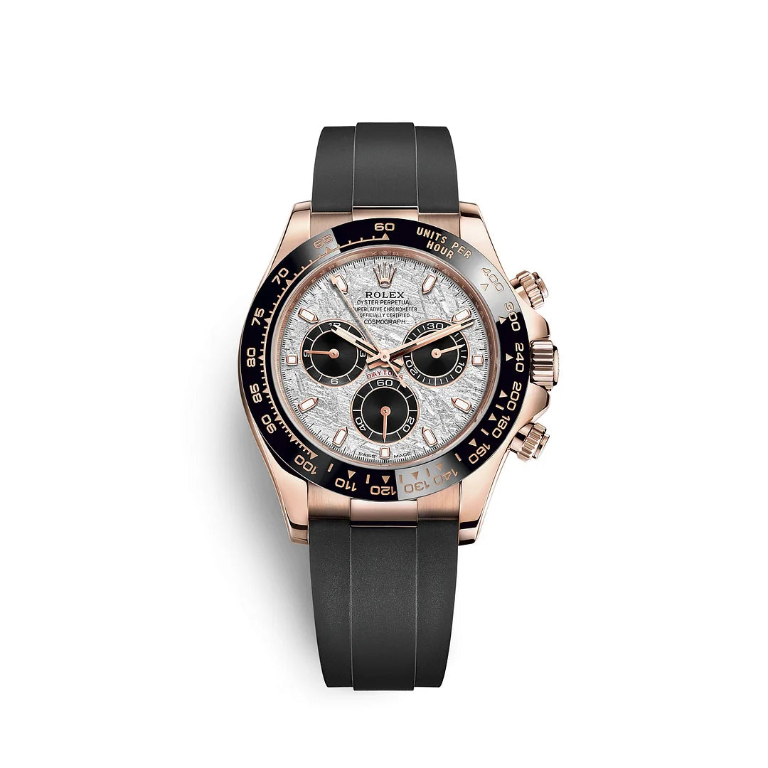 Silver Grey Dial - Black Strap - 40MM