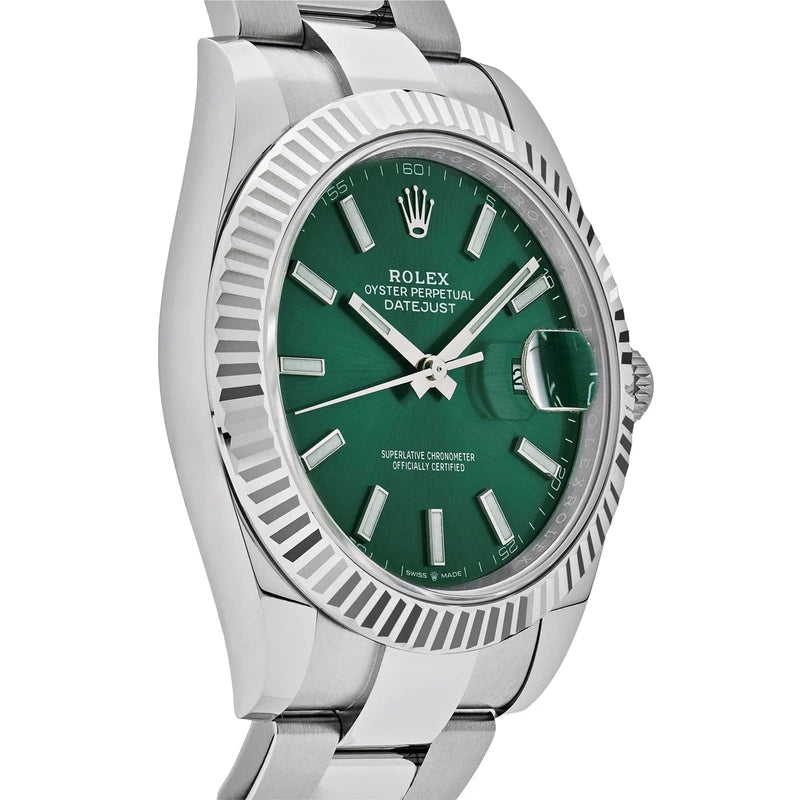 Mint Green Dial Watch -Silver-36MM