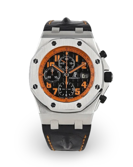 Black strap - Titanium black dial - Watch - 42mm