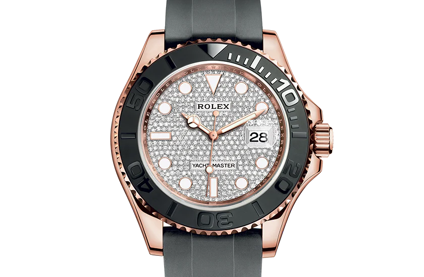 Luxury Watch Yacht-Master Diamond-paved - New 40mm