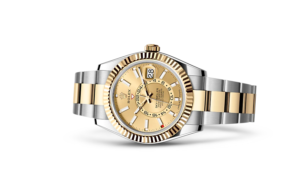 Champagne Dial Watch - Gold-42MM