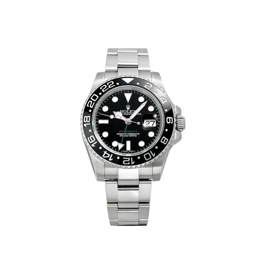 Black Dial Watch-Silver-40MM