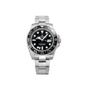 Black Dial Watch-Silver-40MM
