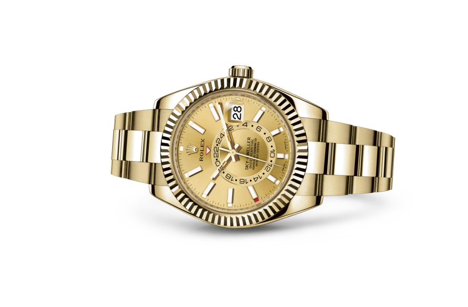Champagne Dial Watch - Gold-42MM