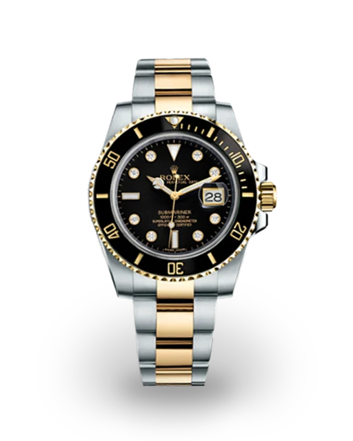 Black Dial Watch - Silver-41MM