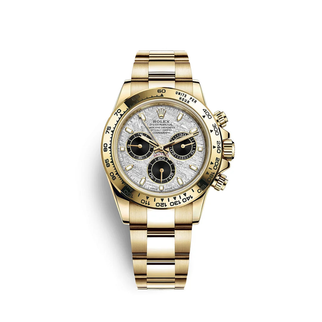Silver grey dial - gold strap - 40MM