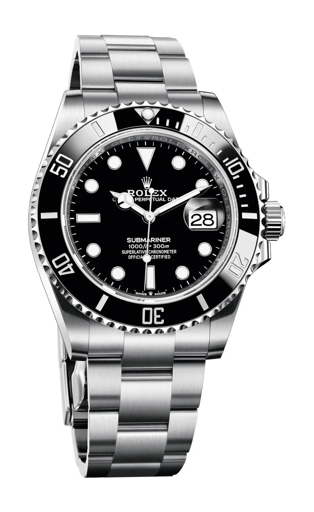 Black Dial Watch - Silver-41MM