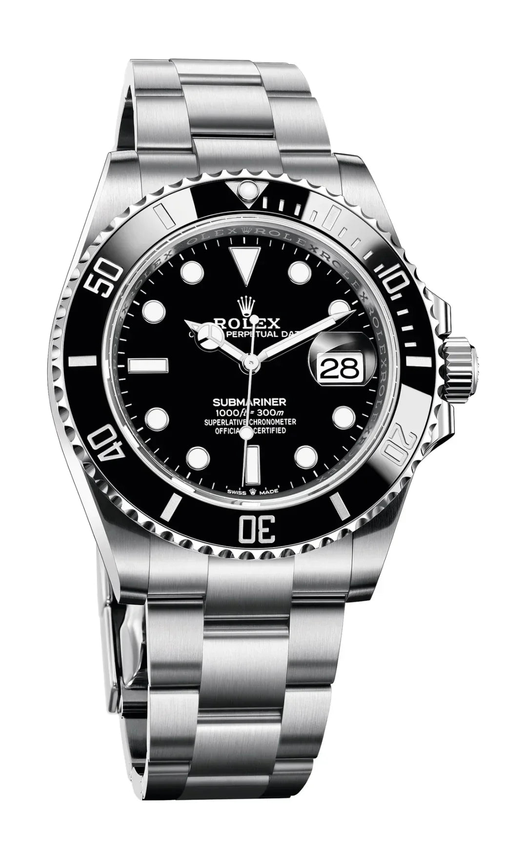 Black Dial Watch - Silver-41MM