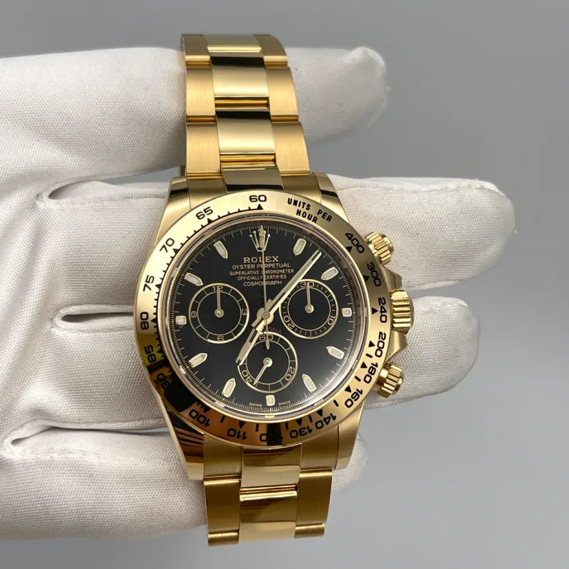 Black dial - Gold strap -40MM
