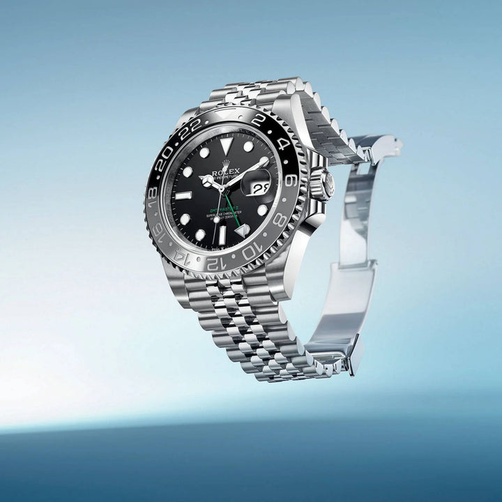 Black dial watch-Silver-40MM