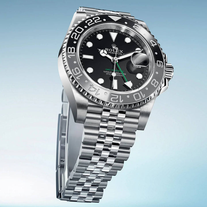 Black dial watch-Silver-40MM