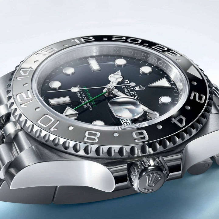 Black dial watch-Silver-40MM