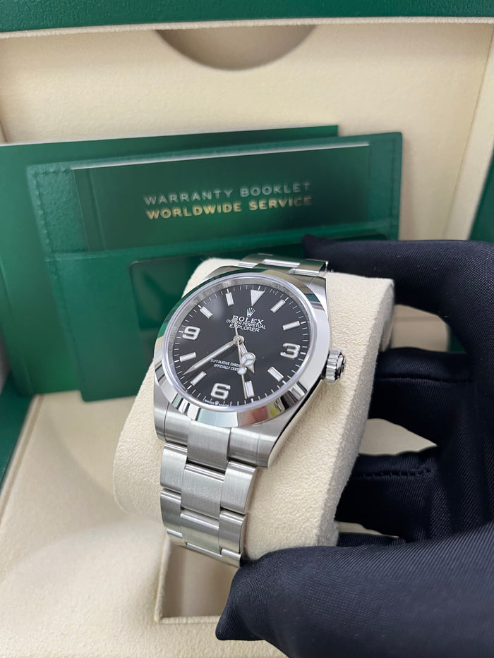 Black Dial Watch-Silver-40MM