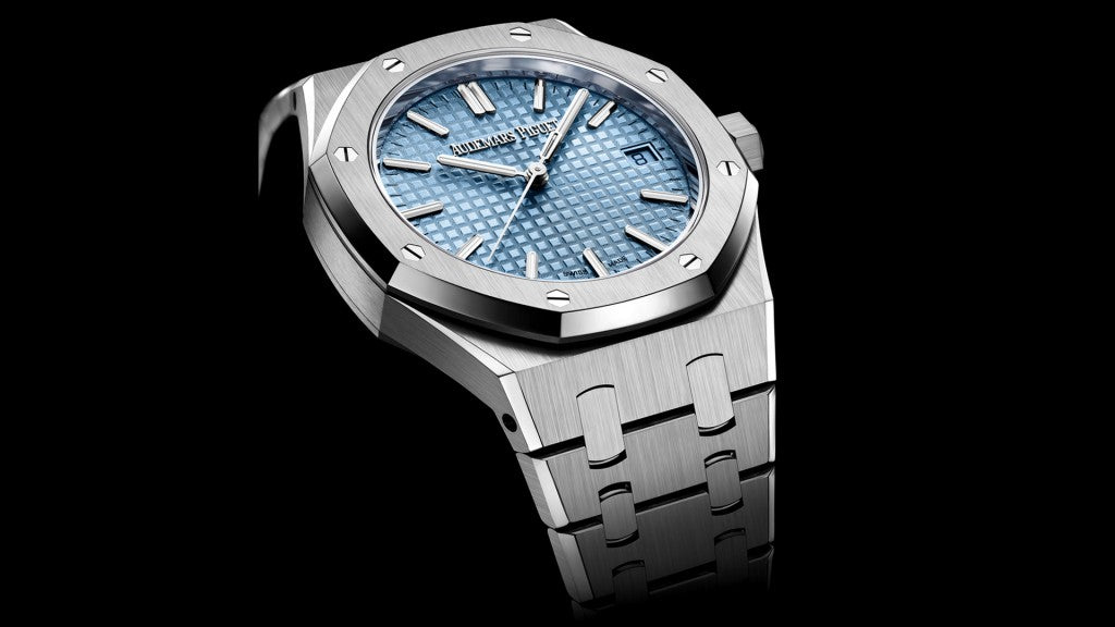 Silver 904L Steel Light Blue Dial - Automatic Watch - 37mm