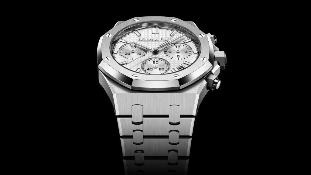 Silver 904L steel silvery white dial - Watch - 41 mm