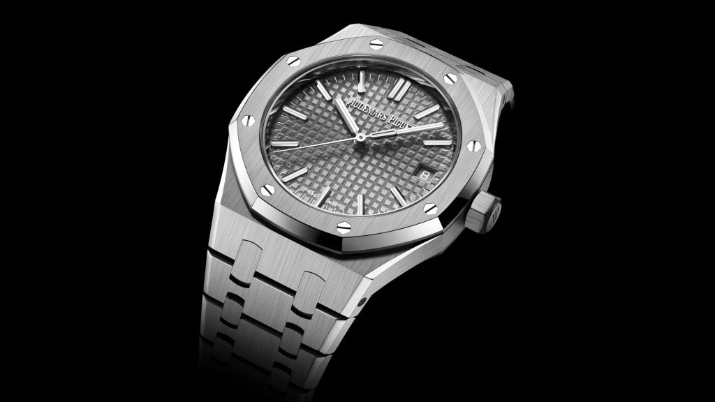Silver 904L Steel grey dial - Watch - 37 mm