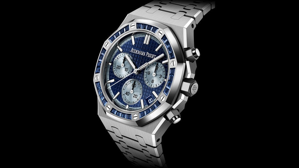 Silver 904L Steel blue dial - Watch - 41 mm