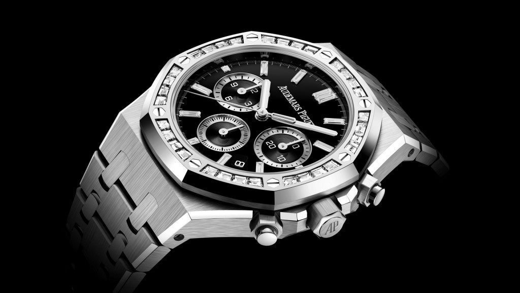 Silver 904L steel with black dial - Watch - 38mm