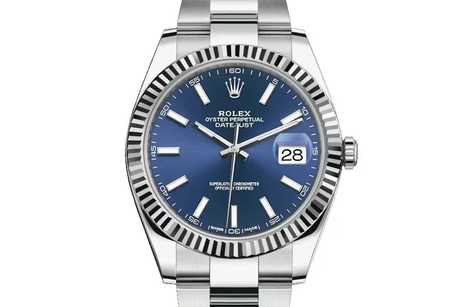 Datejust Blue Dial Oyster Bracelet 41mm