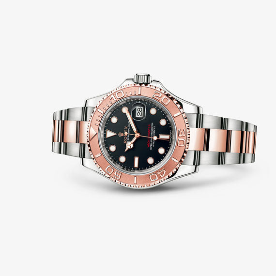 Black Dial Watch - Gold-337MM