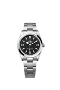 Black Dial Watch-Silver-36MM