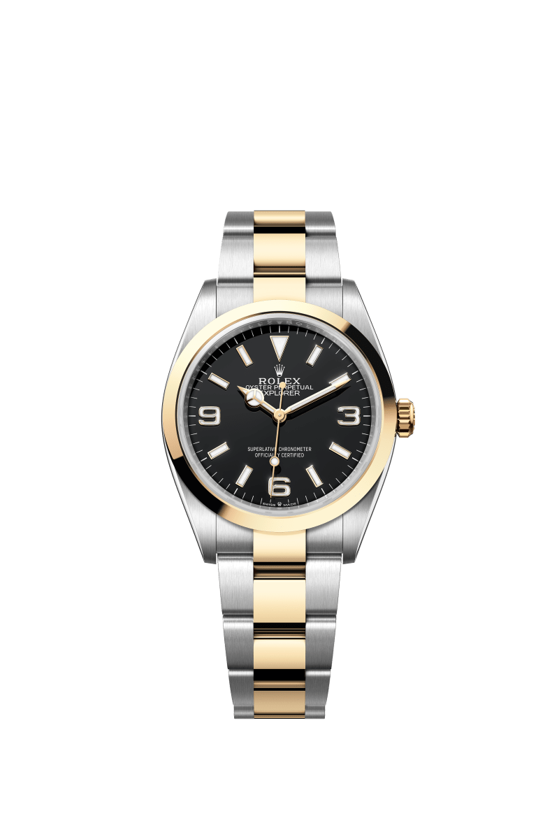 Black Dial Watch-Gold-36MM