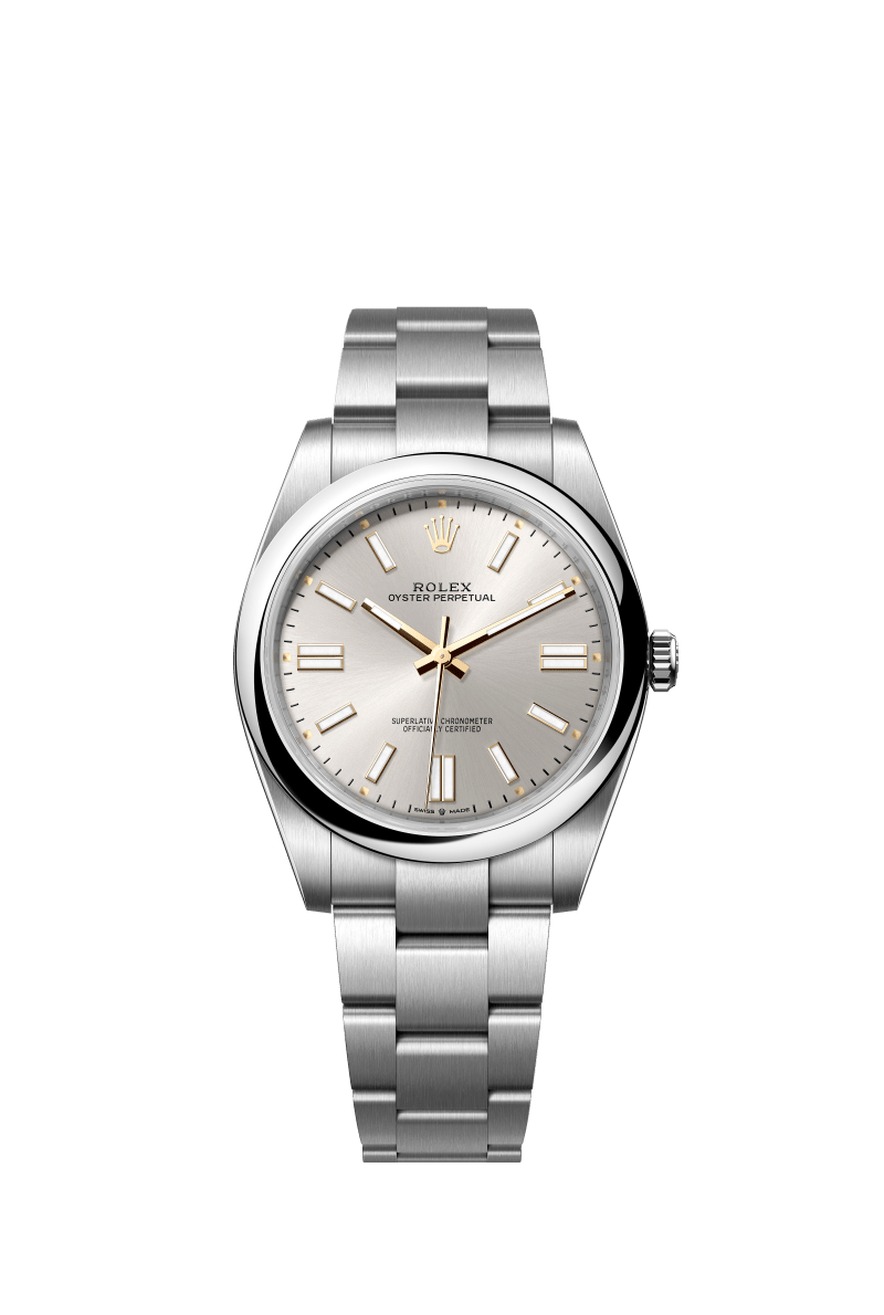 Silver Dial Watch-Silver-41MM