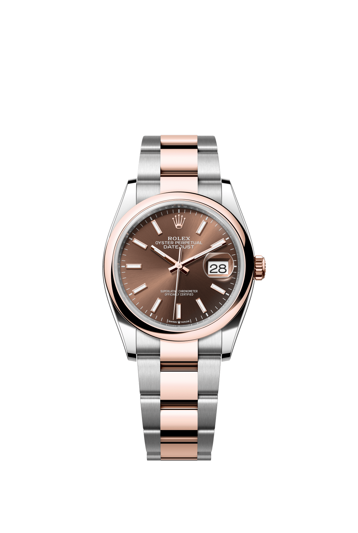 Dark Brown Dial Watch - Gold-36MM