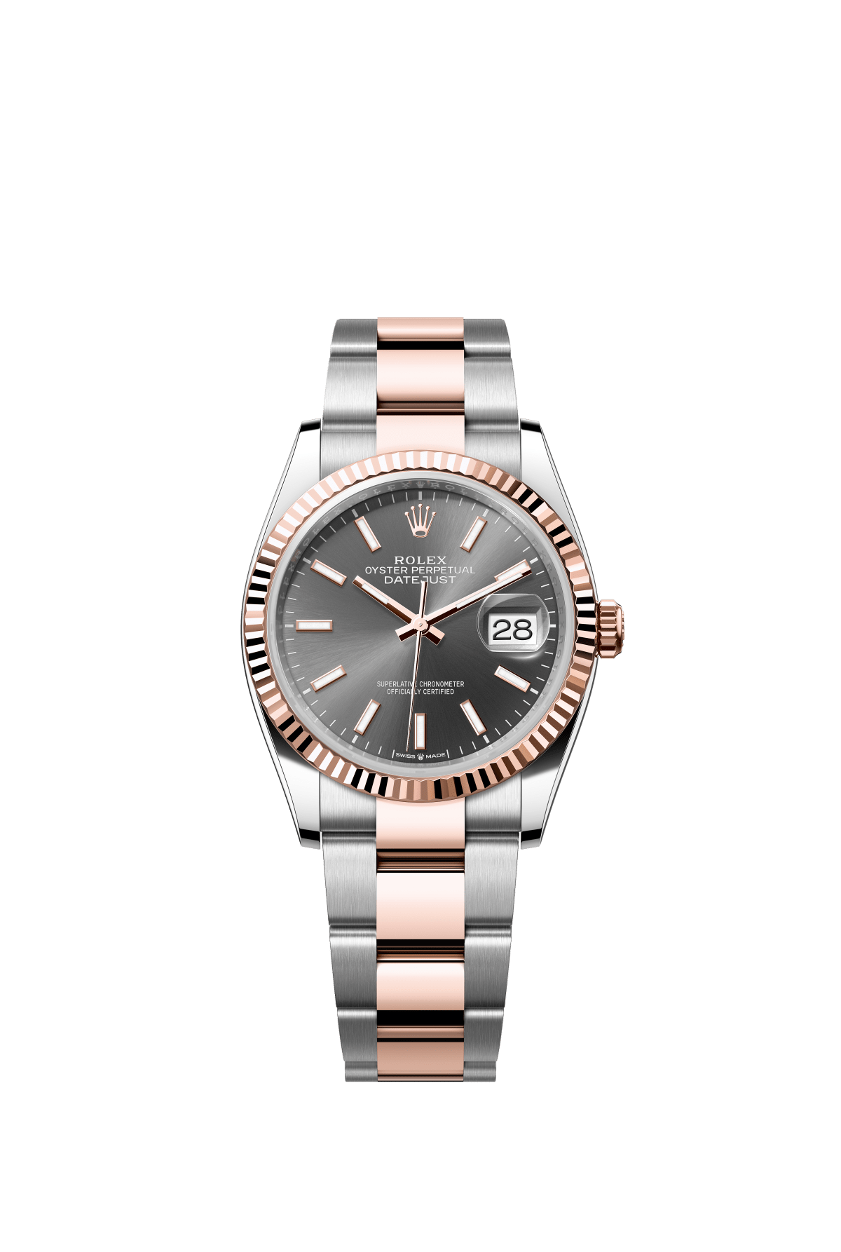 Slate Grey Dial Watch - Gold - 41MM