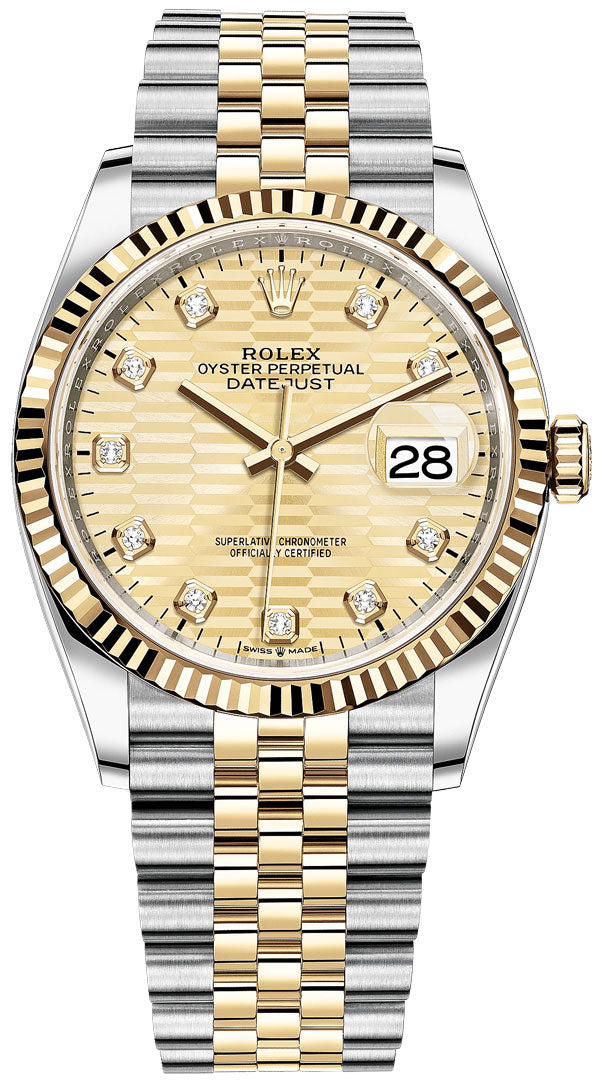 Gold dial watch - gold-36MM