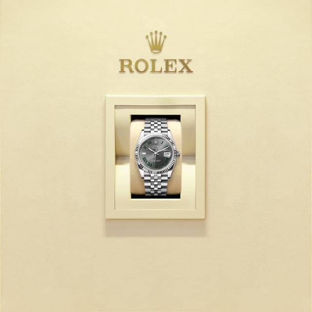 Slate Grey Dial Watch - Silver Bracelet - 36mm