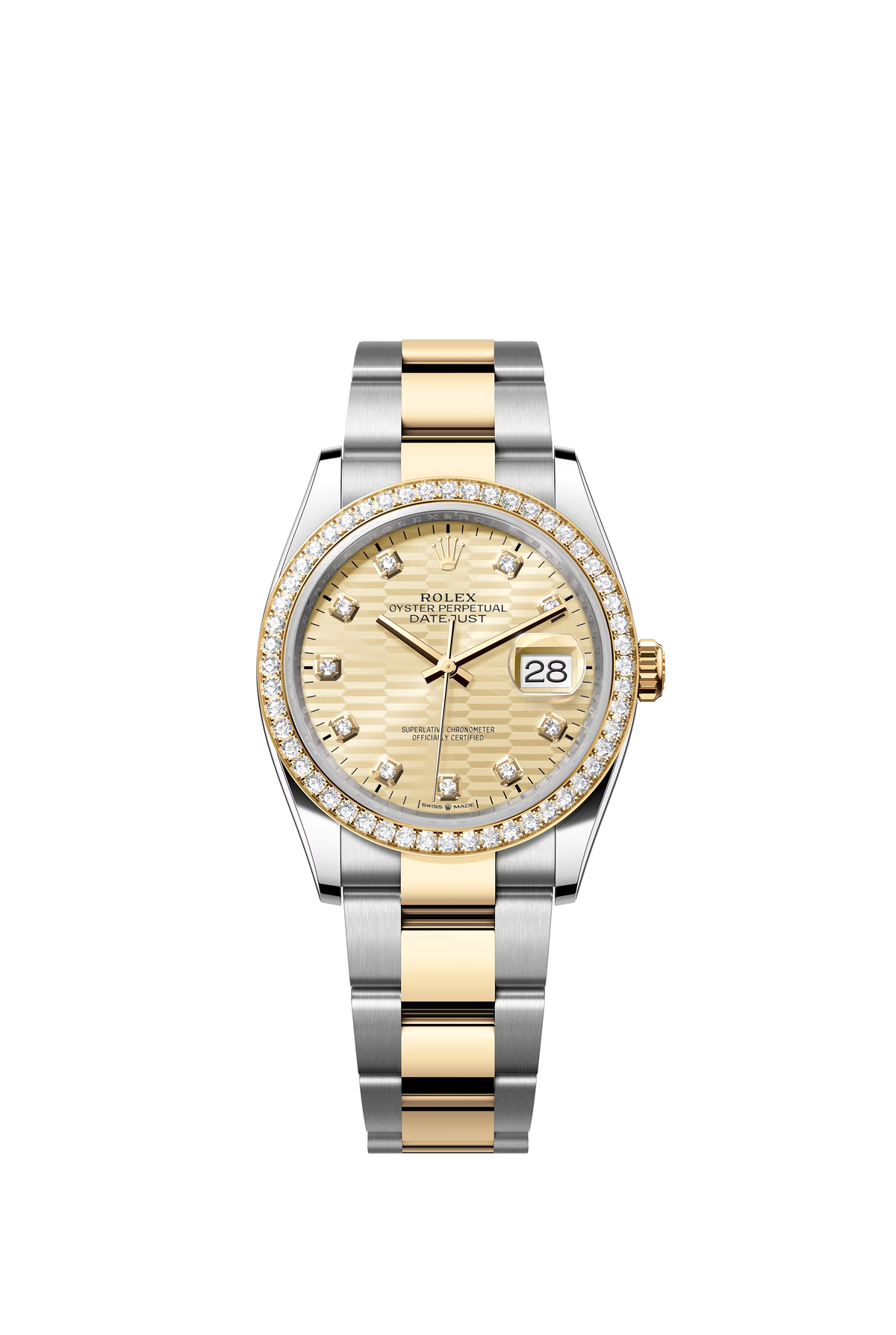 Gold Dial Watch - Two-tone Gold-36MM