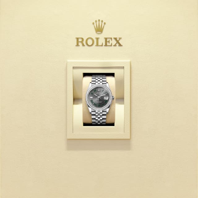 Slate Grey Dial Watch - Silver Bracelet - 36mm