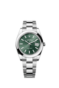 Mint Green Dial Watch -Silver-41MM