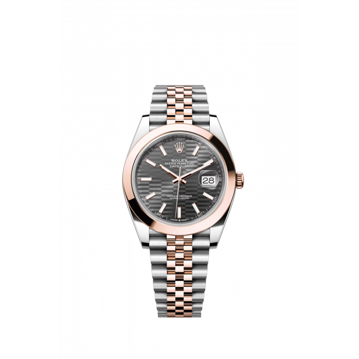 Slate Grey Dial Watch - Gold Bracelet - 41mm