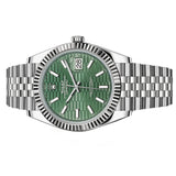 Mint Green Dial Watch -Silver-41MM