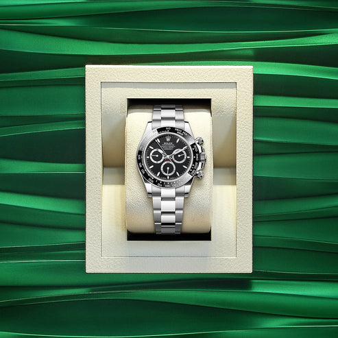 Black dial - Silver strap - 40MM
