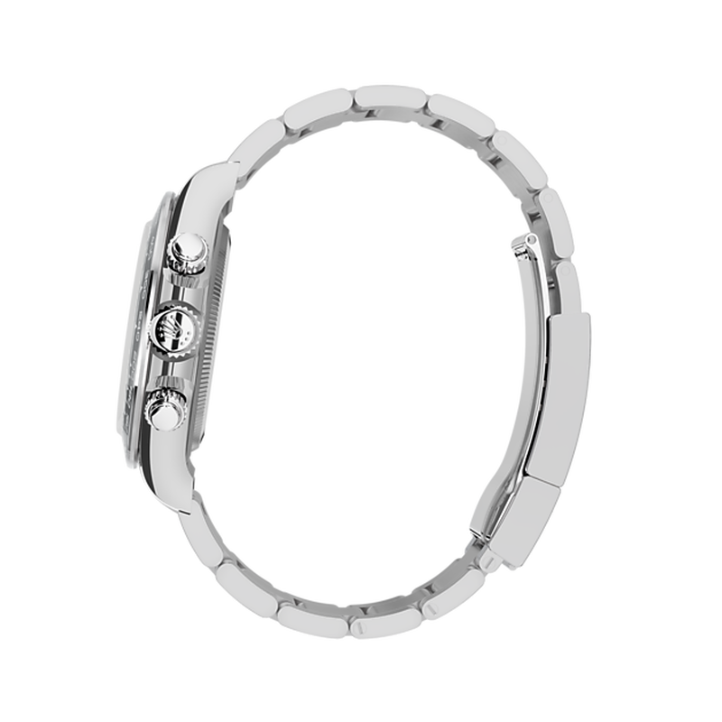 Black dial - Silver strap - 40MM