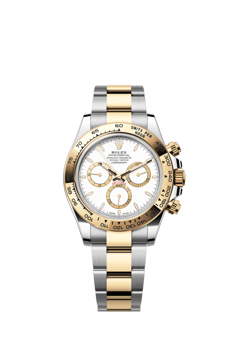 White dial - Gold strap - 40MM