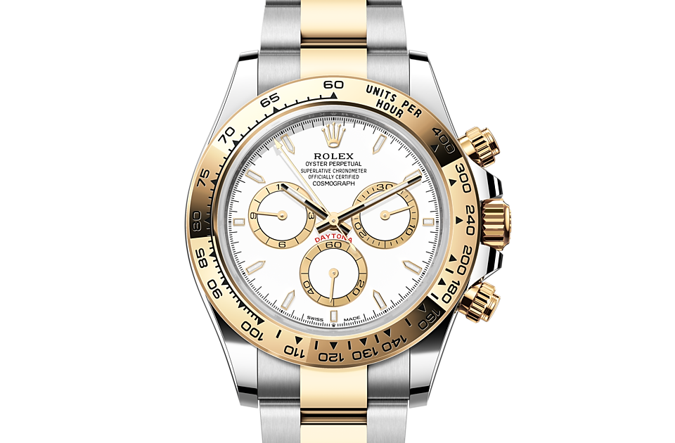 White dial - Gold strap - 40MM