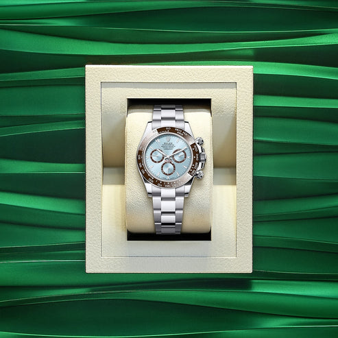 Lce blue dial - Silver strap - 40MM