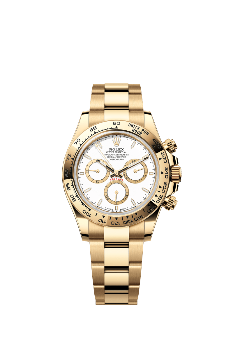 White dial - Gold strap - 40MM
