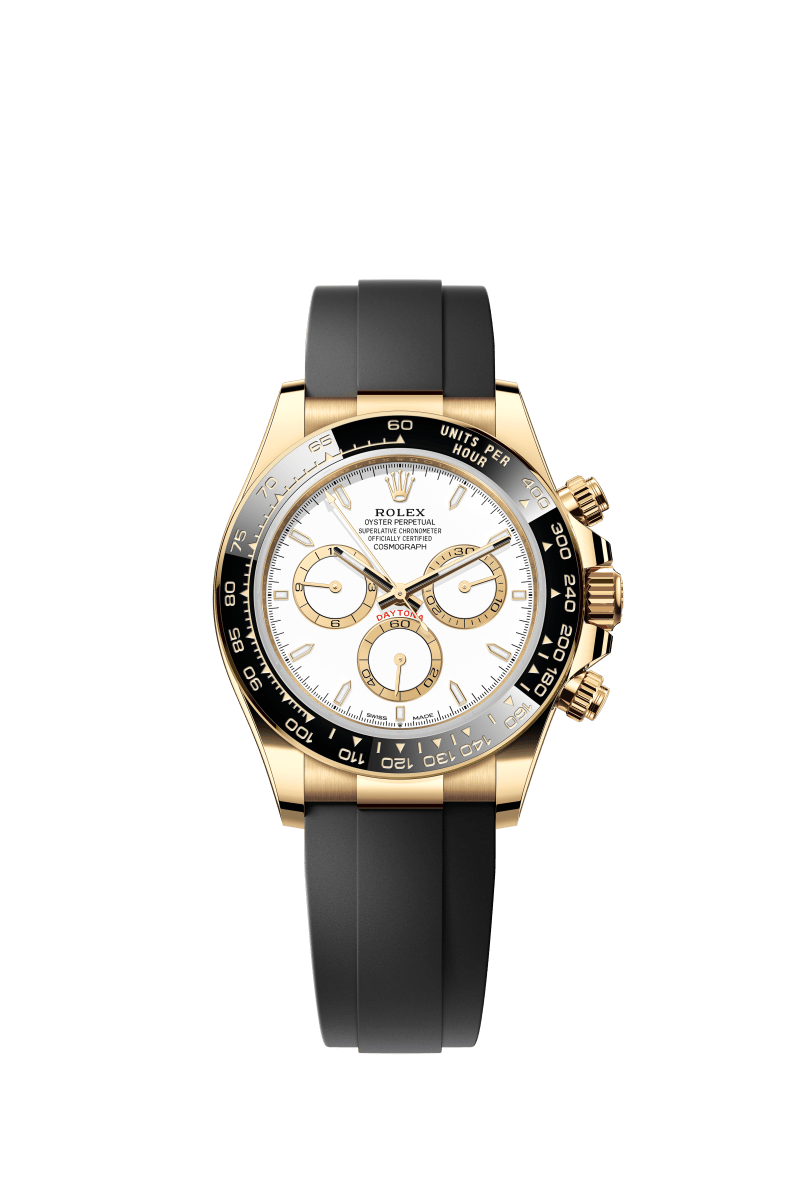 White dial - Black strap - 40MM