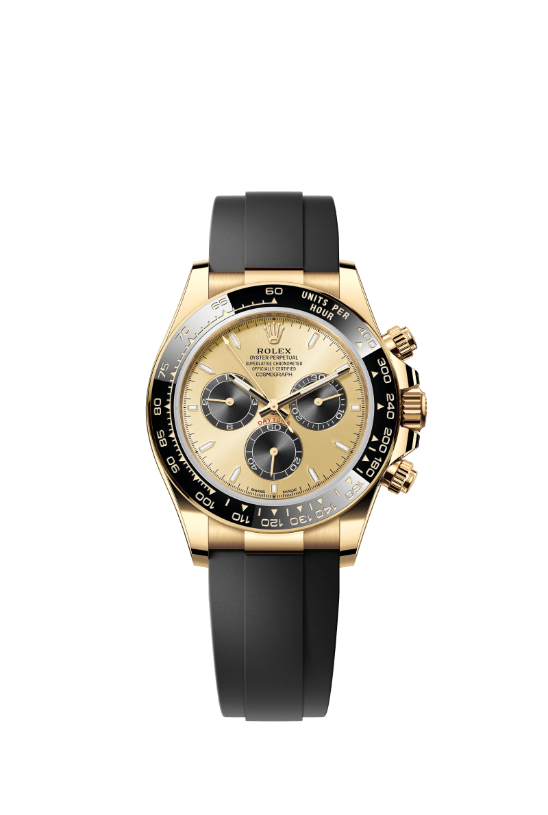 Gold dial - Black strap - 40MM
