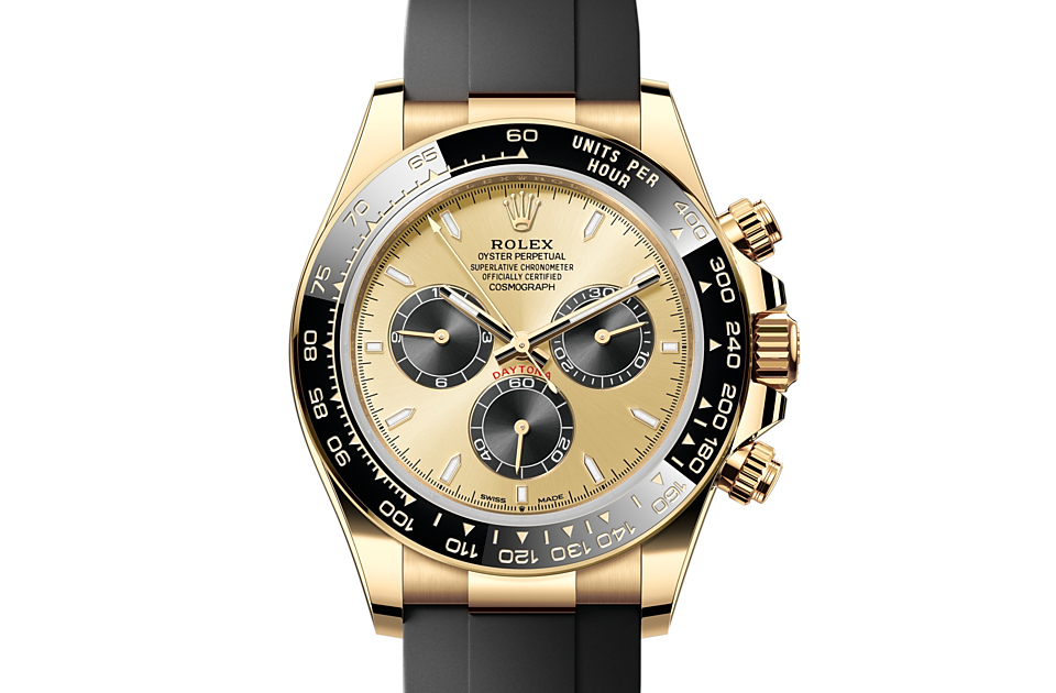 Gold dial - Black strap - 40MM