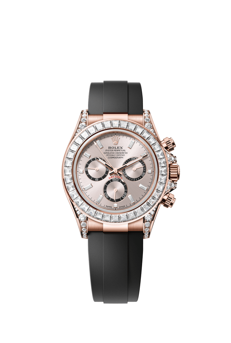 Sunburst Gold Dial Watch-Black-40MM